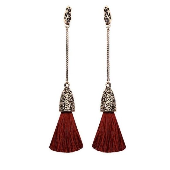 Fashion Gold drop tassels earrings - Picture 2 of 4